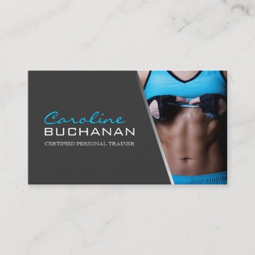Customizable Certified Personal Trainer Business Card Templates