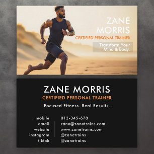 Certified Personal Trainer Business Card