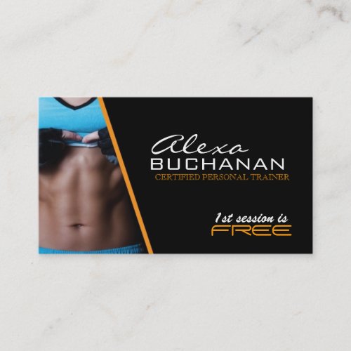 Certified Personal Trainer Business Card