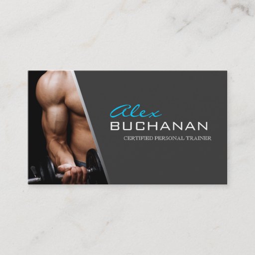 Customizable Certified Personal Trainer Business Card Templates