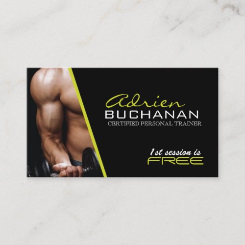 Certified Personal Trainer Business Cards