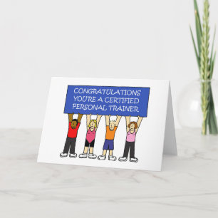 Certified Personal Trainer Congratulations Card
