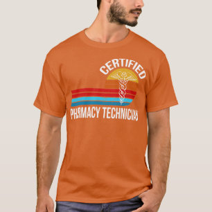 Certified pharmacy technician retro vintage T-Shirt