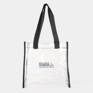 Certified Phlebotomy Technician Professional Pride Clear Tote Bag