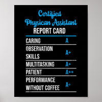 Certified Physican Assistant Report Card
