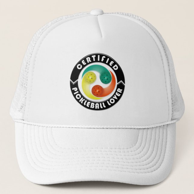 Certified Pickleball Lover 1 Hat (Front)