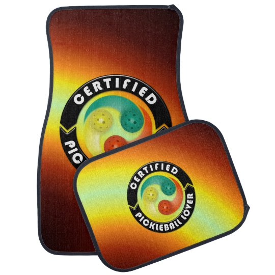 Certified Pickleball Lover 1 Options Floor Mats