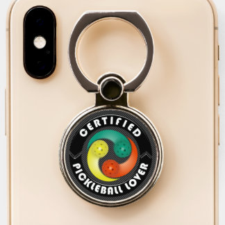 Certified Pickleball Lover 1 Options Phone Grips