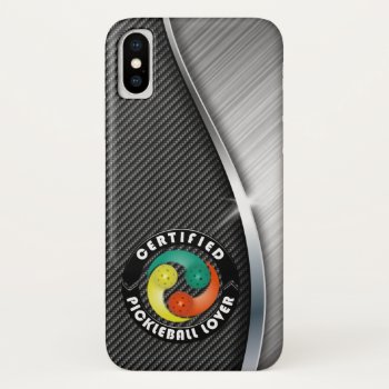 Certified Pickleball Lover 1 Speck Case by Ronspassionfordesign at Zazzle
