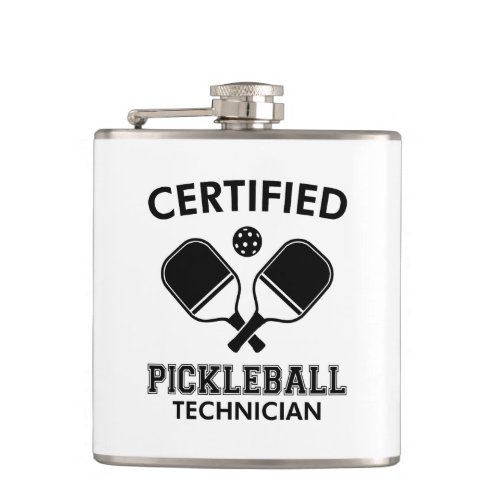 Certified Pickleball Technician Flask