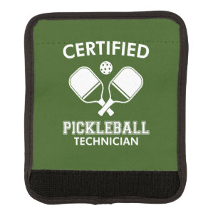 Certified Pickleball Technician Luggage Handle Wrap