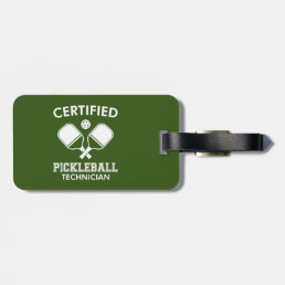 Certified Pickleball Technician Luggage Tag