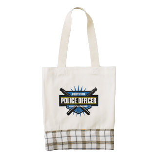 Certified Police Officer Zazzle HEART Tote Bag