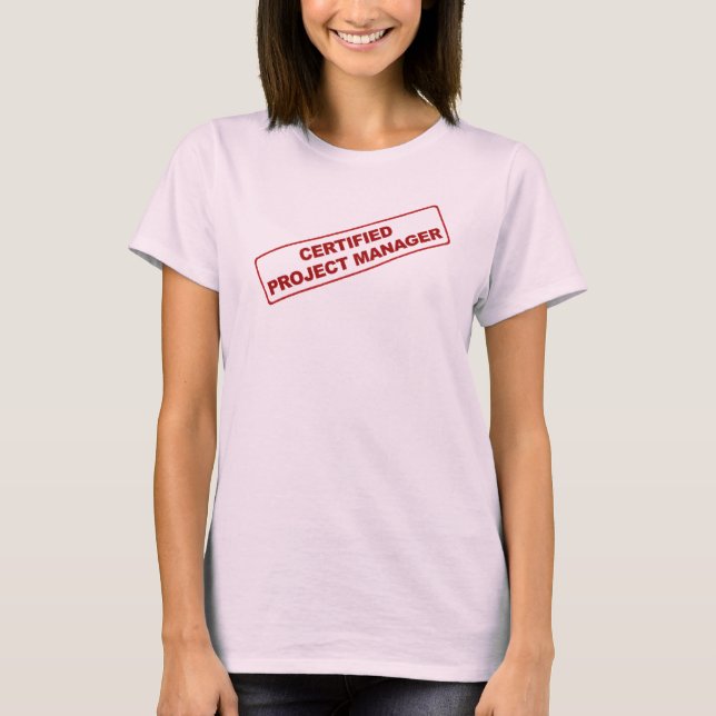 Certified Project Manager Women's Shirt (Front)
