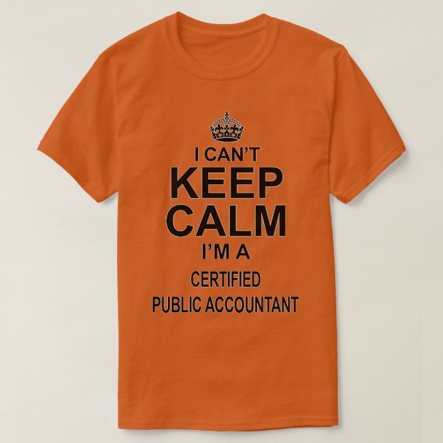 Certified Public Accountant Birthday Christmas Gif T-Shirt (Design Front)