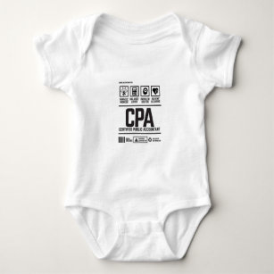 certified public accountant-CPA Baby Bodysuit