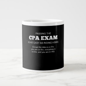 Certified Public Accountant CPA Exam Gift Giant Coffee Mug
