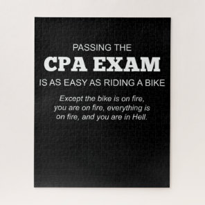 Certified Public Accountant CPA Exam Gift Jigsaw Puzzle