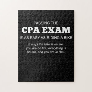 Certified Public Accountant CPA Exam Gift Jigsaw Puzzle