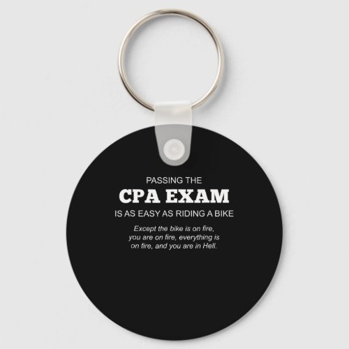Certified Public Accountant CPA Exam Gift Keychain
