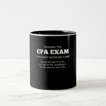 Certified Public Accountant CPA Exam Gift Two-Tone Coffee Mug Certified Public Accountant CPA Exam Gift Two-Tone Coffee Mug