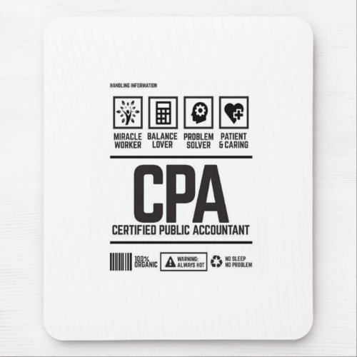 certified public accountant_CPA Mouse Pad