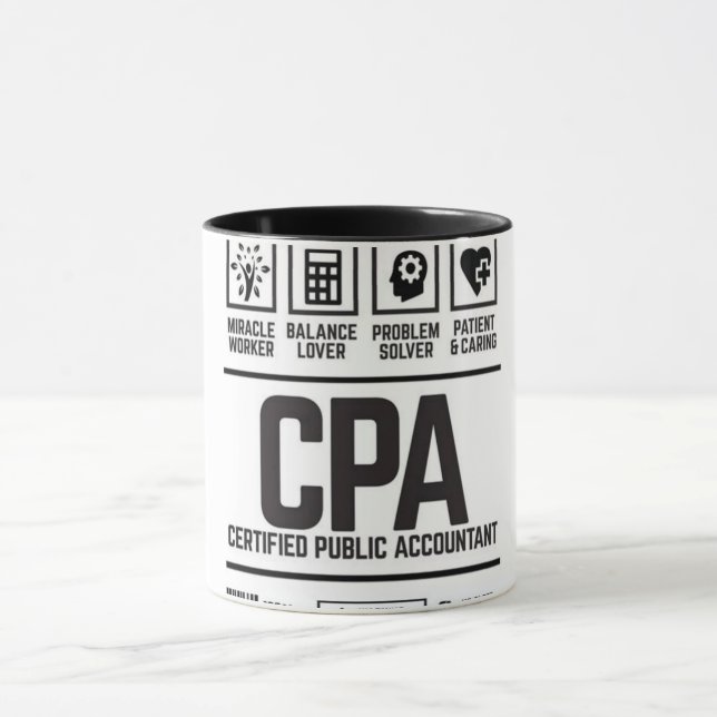 certified public accountant-CPA Mug (Center)
