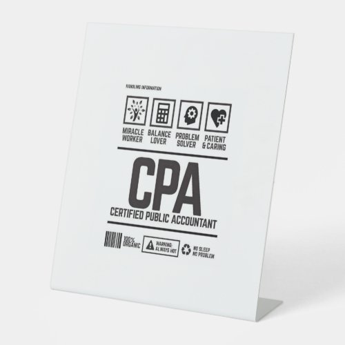 certified public accountant_CPA Pedestal Sign