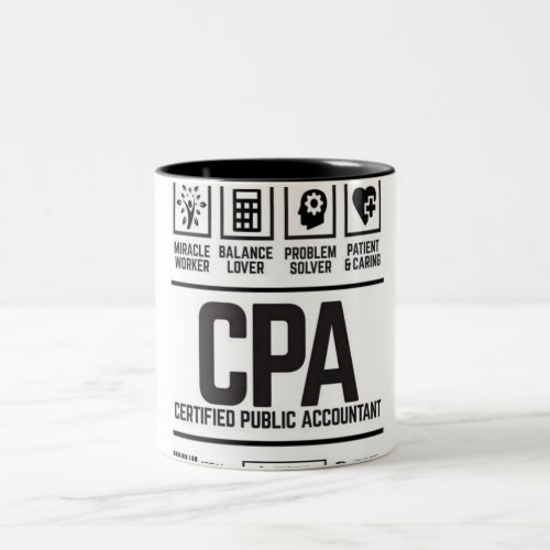 certified public accountant_CPA Two_Tone Coffee Mug