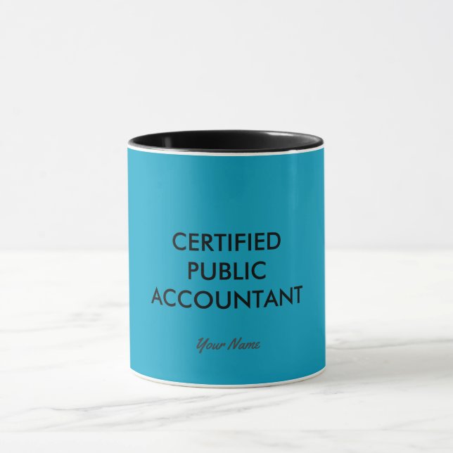 "Certified Public Accountant" Mug (Center)