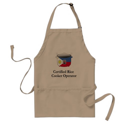 Certified Rice Cooker Operator Apron