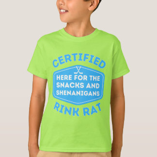 Certified Rink Rat Kids Hockey Shirt