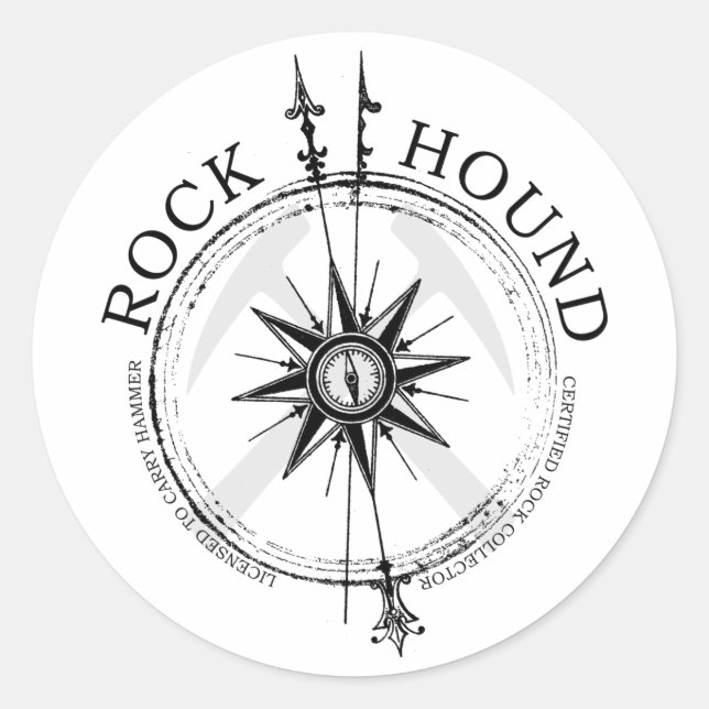 Certified Rockhound Sticker (Front)