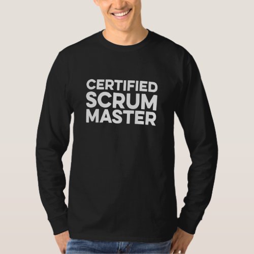Certified SCRUM Master T_Shirt