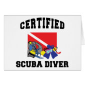 Certified SCUBA Diver (Front Horizontal)
