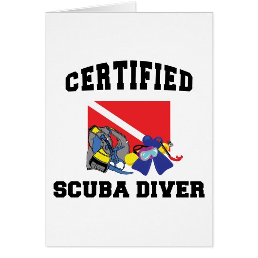 Certified SCUBA Diver Cards (Front)