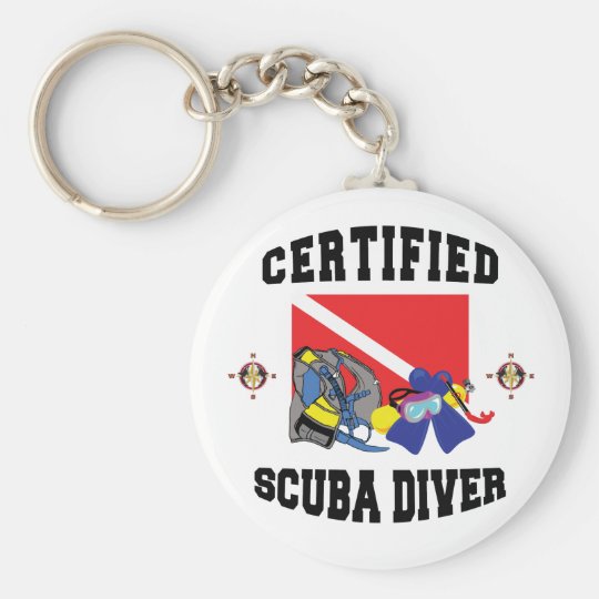 Certified SCUBA Diver Keychain