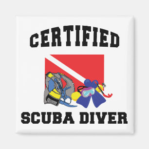 Certified SCUBA Diver Magnet