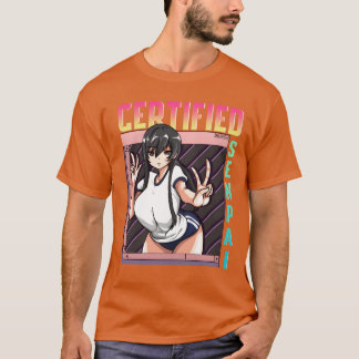 Certified Senpai Aesthetic Anime Japanese Manga gi T-Shirt