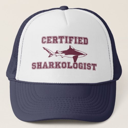Certified Sharkologist Trucker Hat