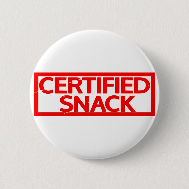 Certified Snack Stamp Button (Front)