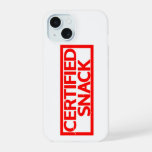 Certified Snack Stamp iPhone 15 Case