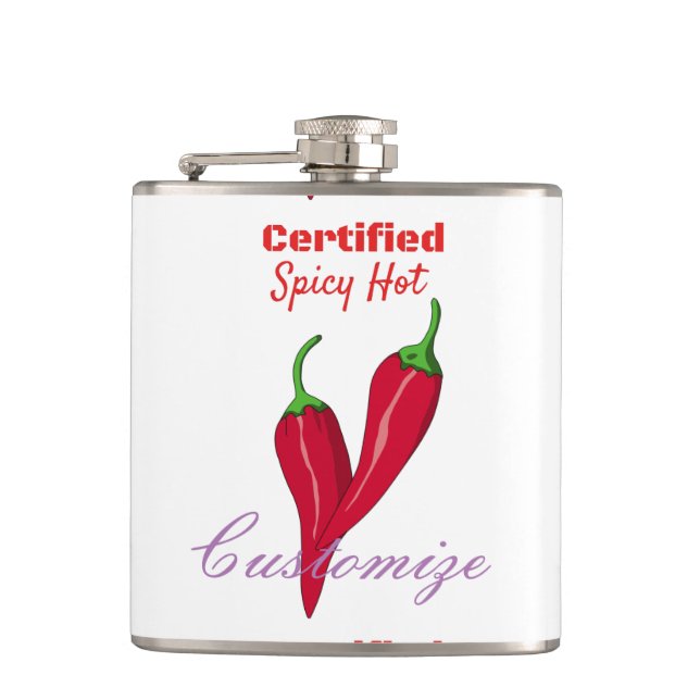 Certified Spicy Hot Thunder_Cove Flask (Front)