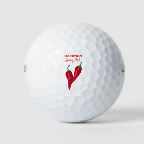 Certified Spicy Hot Thunder_Cove Golf Balls