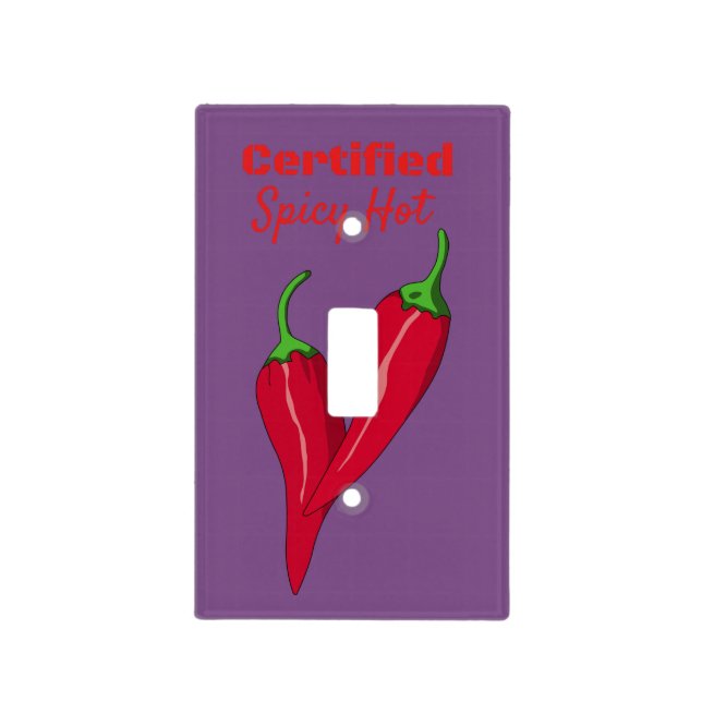 Certified Spicy Hot Thunder_Cove Light Switch Cover (Front)