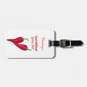Certified Spicy Hot Thunder_Cove Luggage Tag
