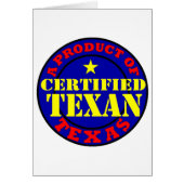CERTIFIED TEXAN (Front)