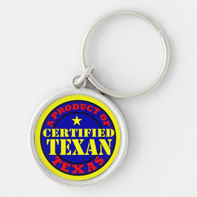 CERTIFIED TEXAN KEYCHAIN (Front)