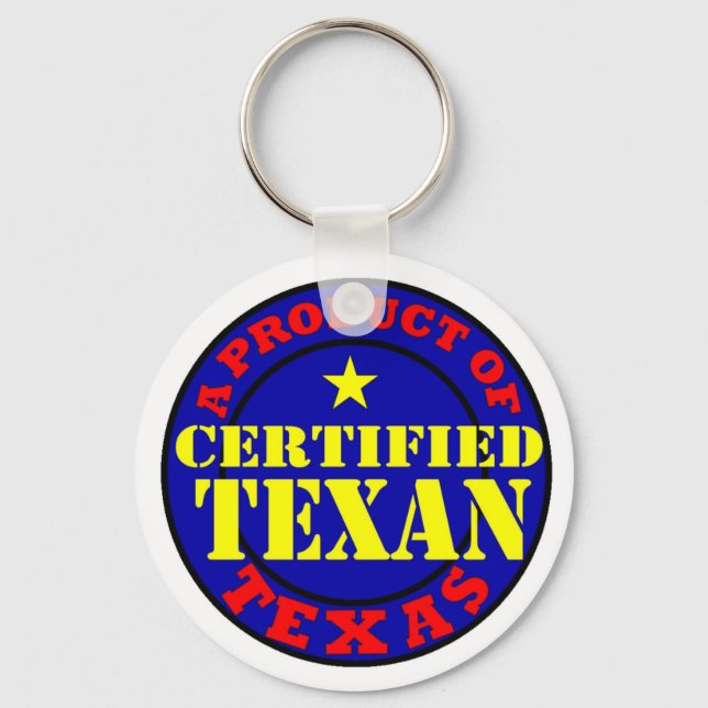CERTIFIED TEXAN KEYCHAIN (Front)