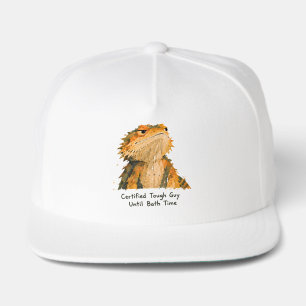 Certified Tough Guy Bearded Dragon Art Snap Back Hat